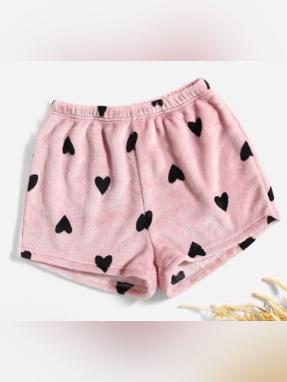Amazon Pink Heart Pajama Shorts